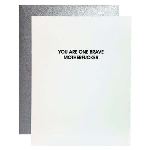 YOU ARE ONE BRAVE MOTHERFUCKER CARD Thumbnail