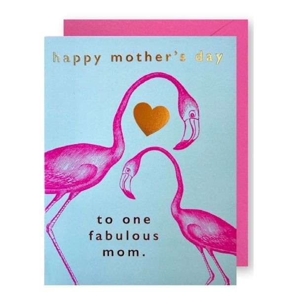 MOTHER'S DAY FLAMINGOS CARD Thumbnail