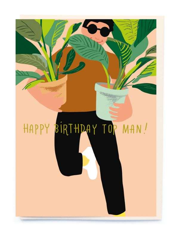 HAPPY BIRTHDAY TOP MAN CARD Thumbnail