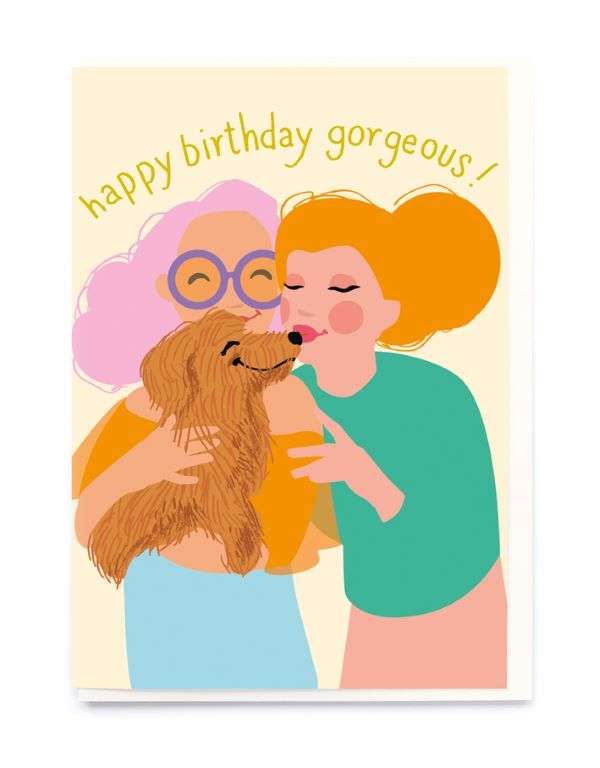 HAPPY BIRTHDAY GORGEOUS (DOG) CARD Thumbnail