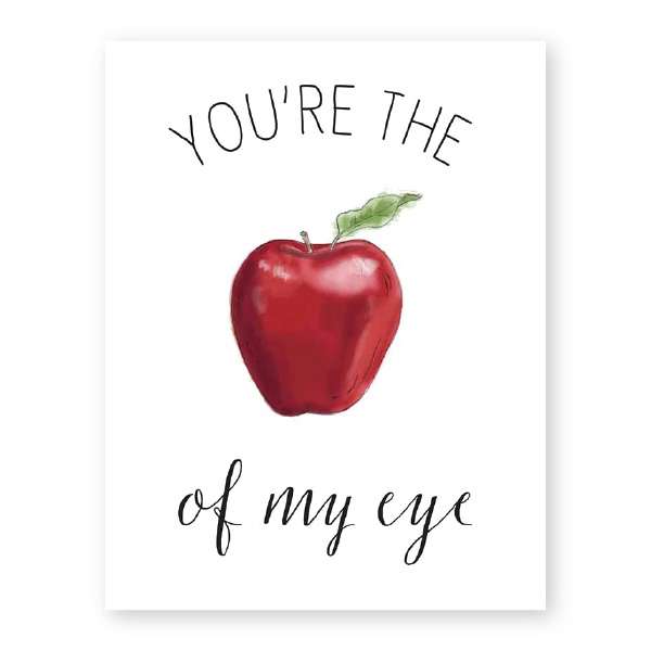 YOU'RE THE APPLE OF MY EYE CARD Thumbnail