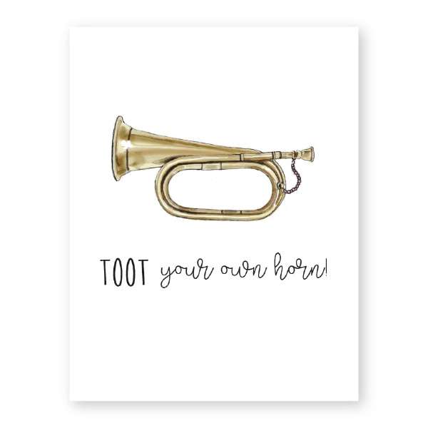 TOOT YOUR OWN HORN CARD Thumbnail