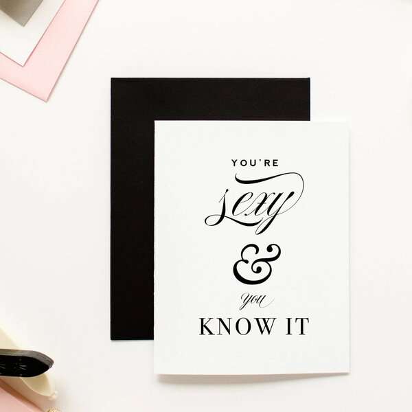 SEXY & YOU KNOW IT CARD Thumbnail