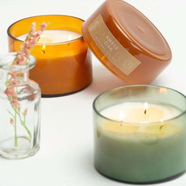 BOTANY TWO TONE GLASS CANDLE COLLECTION Thumbnail