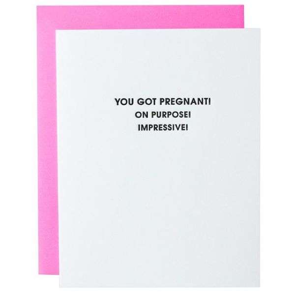 YOU GOT PREGNANT ON PURPOSE CARD Thumbnail