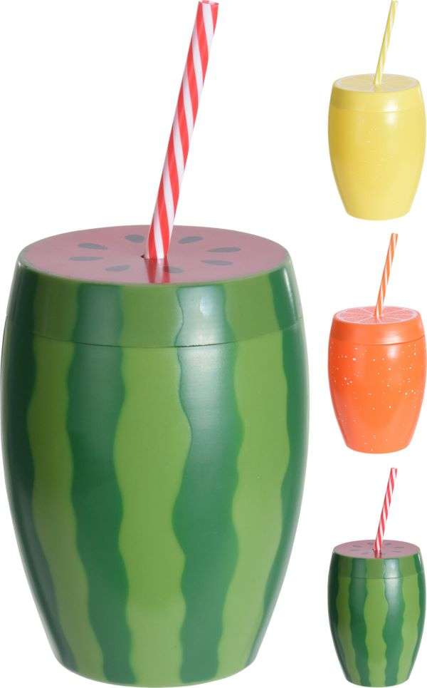 FRUIT CUPS WITH STRAW Thumbnail
