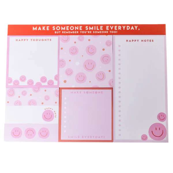 SMILEY FACES STICKY NOTEPAD SET Thumbnail