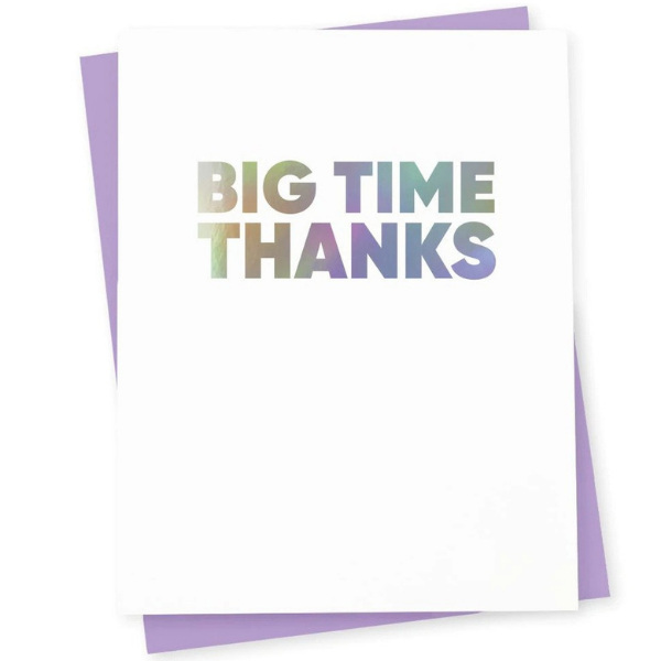 BIG TIME THANKS CARD Thumbnail