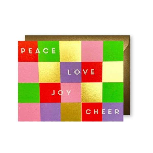 PEACE JOY LOVE CHEER CARD Thumbnail