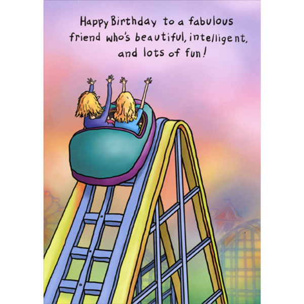 FABULOUS FRIEND BIRTHDAY CARD  Thumbnail