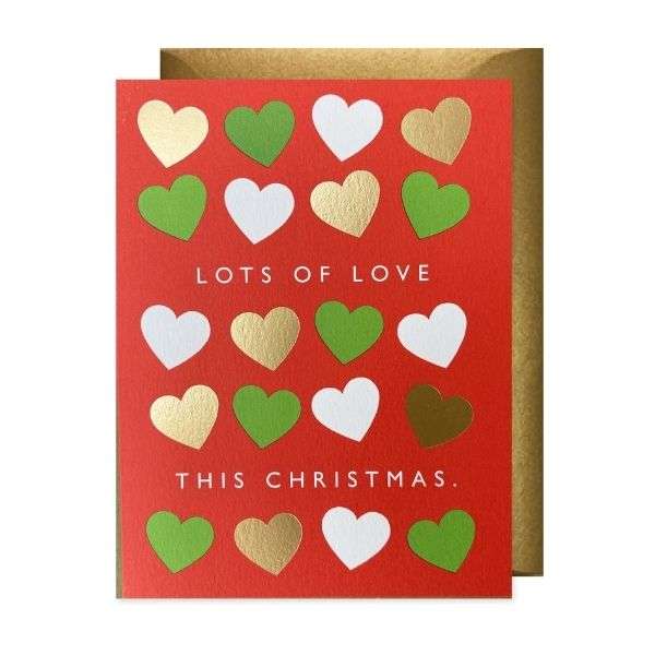 CHRISTMAS HEARTS CARD Thumbnail