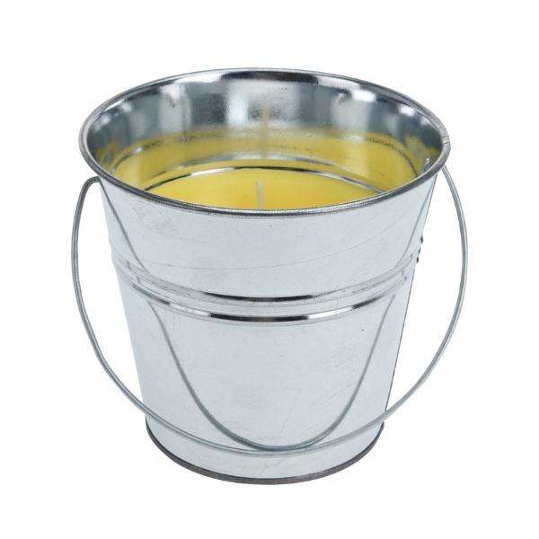 CITRONELLA CANDLE IN TIN BUCKET Thumbnail