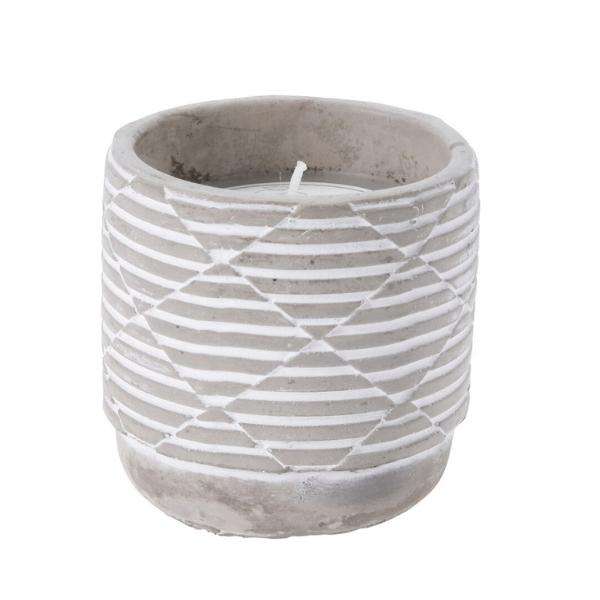 CITRONELLA CANDLE IN CEMENT POT SMALL Thumbnail
