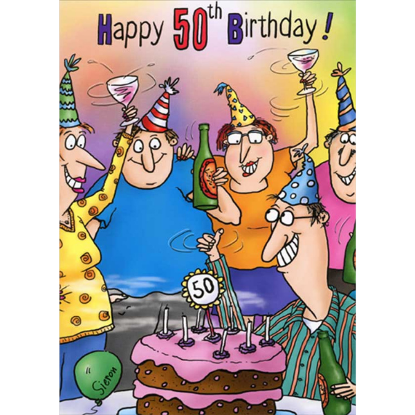 HAPPY 50TH BIRTHDAY CARD Thumbnail