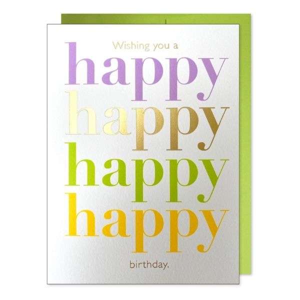 HAPPY HAPPY BIRTHDAY CARD Thumbnail