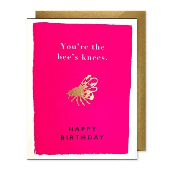 BEE'S KNEES BIRTHDAY CARD Thumbnail