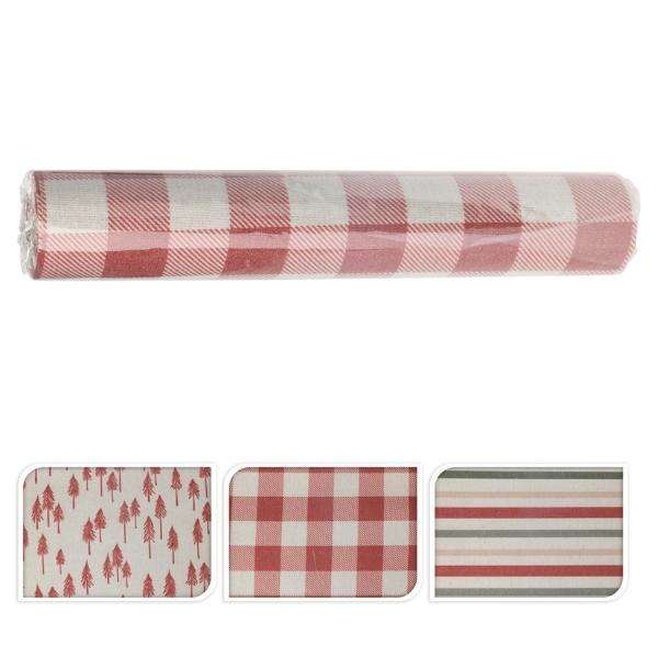 TABLE RUNNER-RED & WHITE COLLECTION (KM) Thumbnail