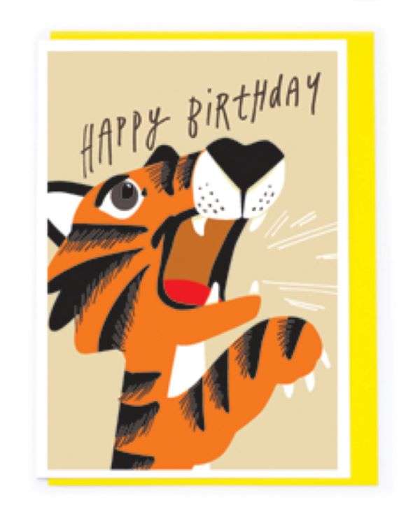 HAPPY BIRTHDAY (TIGER) CARD Thumbnail