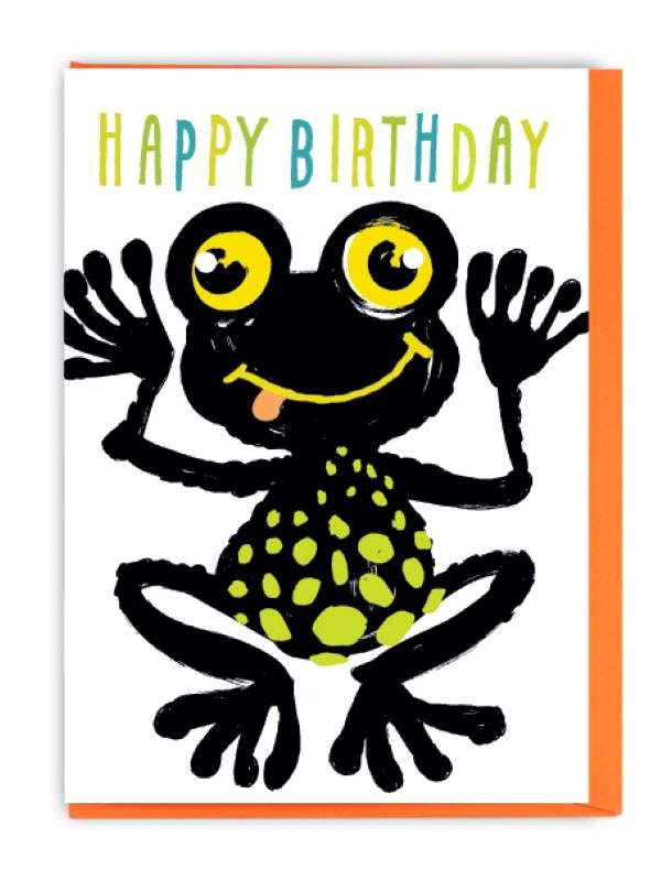 HAPPY BIRTHDAY (FROG) CARD Thumbnail