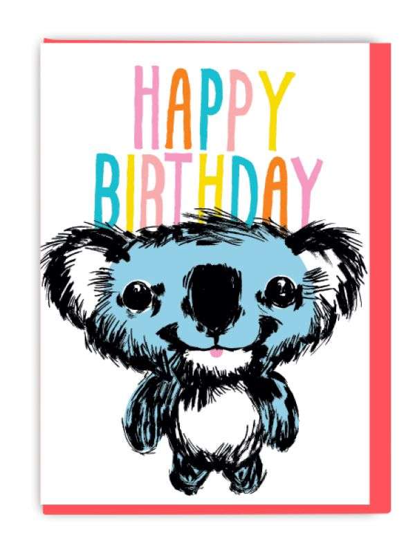 HAPPY BIRTHDAY (KOALA) CARD Thumbnail