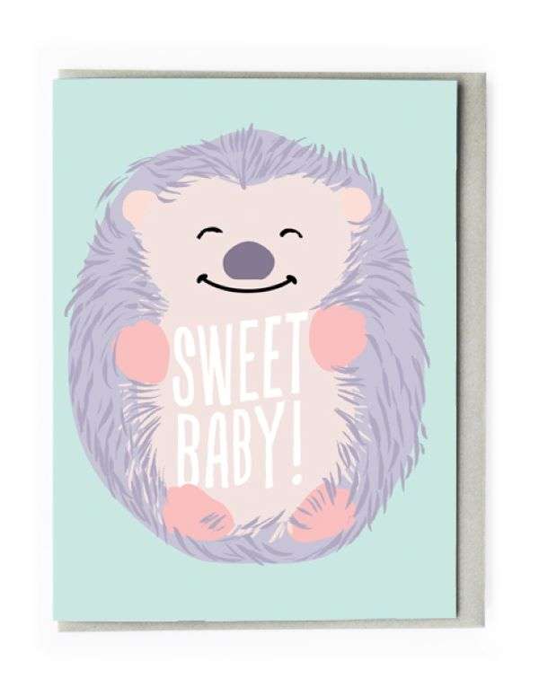 SWEET BABY HEDGEHOG CARD Thumbnail