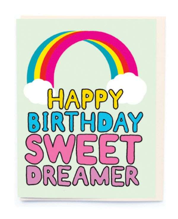 HAPPY BIRTHDAY SWEET DREAMER CARD Thumbnail