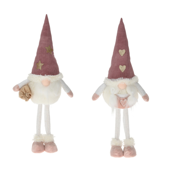 GNOMES STANDING - PINK COLLECTION 19IN (KM) Thumbnail