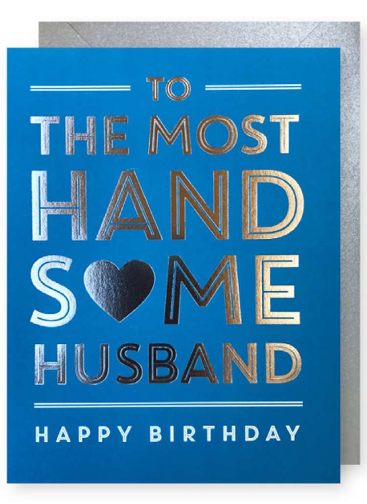 TO THE MOST HANDSOME HUSBAND CARD Thumbnail