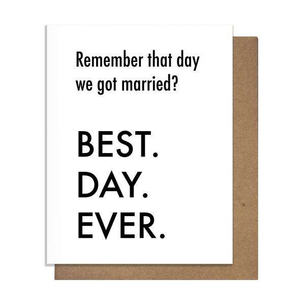 BEST DAY EVER MARRIED CARD Thumbnail