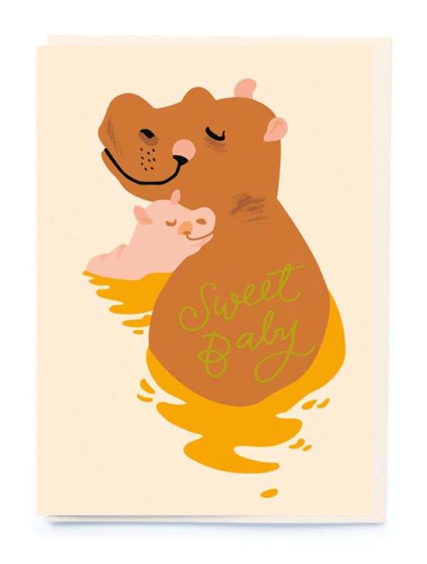 SWEET BABY HIPPO CARD Thumbnail