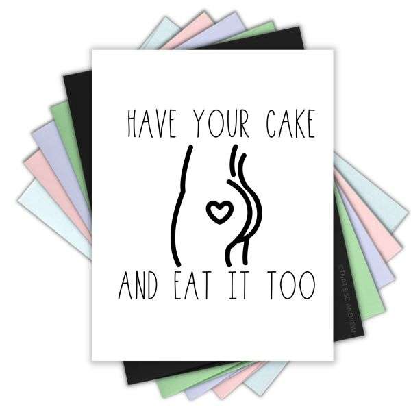 HAVE YOUR CAKE AND EAT IT TOO CARD Thumbnail