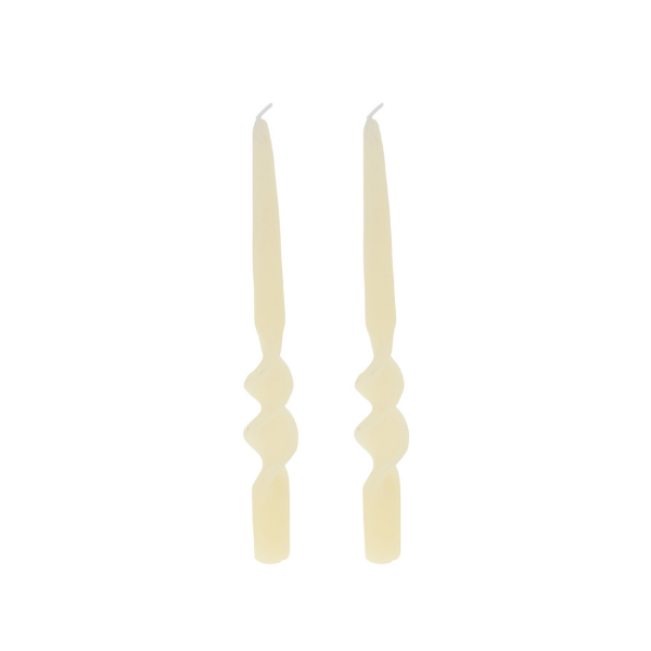 TWISTED TAPER CANDLE SET/2 (KM) Thumbnail