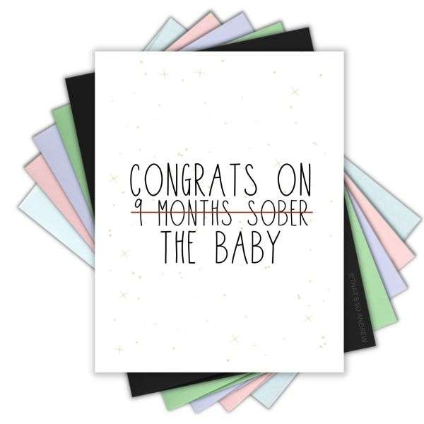 CONGRATS ON THE BABY CARD Thumbnail