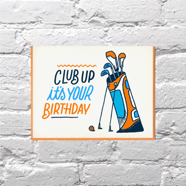 CLUB UP IT'S YOUR BIRTHDAY CARD Thumbnail