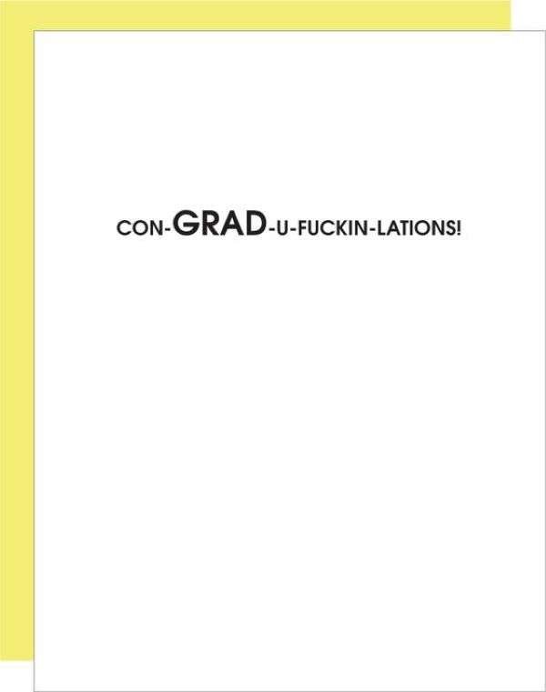 CON-GRAD-U-FUCKIN-LATIONS CARD Thumbnail