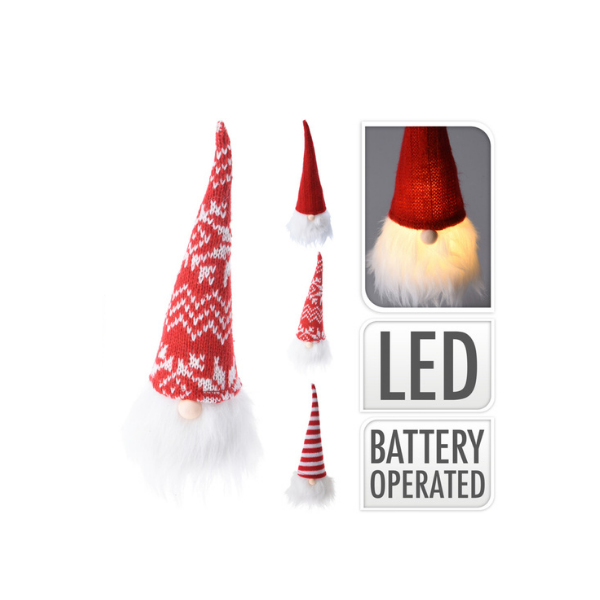 GNOME KNITTED HATS WITH LIGHTS (KM) Thumbnail