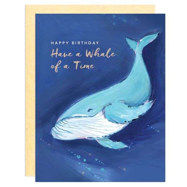 WHALE OF A TIME BIRTHDAY CARD Thumbnail
