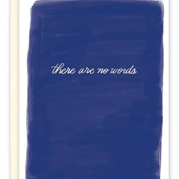 THERE ARE NO WORDS SYMPATHY CARD Thumbnail