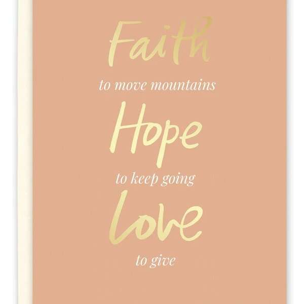 FAITH HOPE LOVE CARD Thumbnail