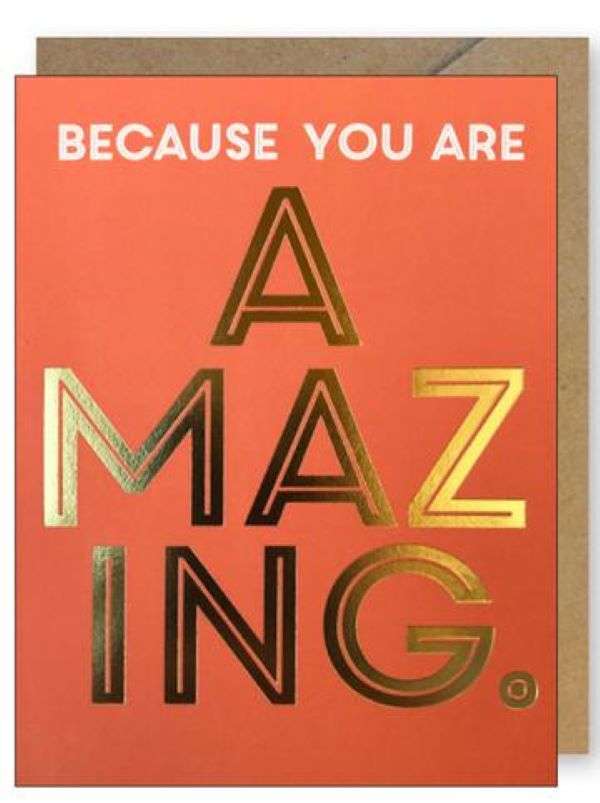 BECAUSE YOU ARE AMAZING CARD Thumbnail