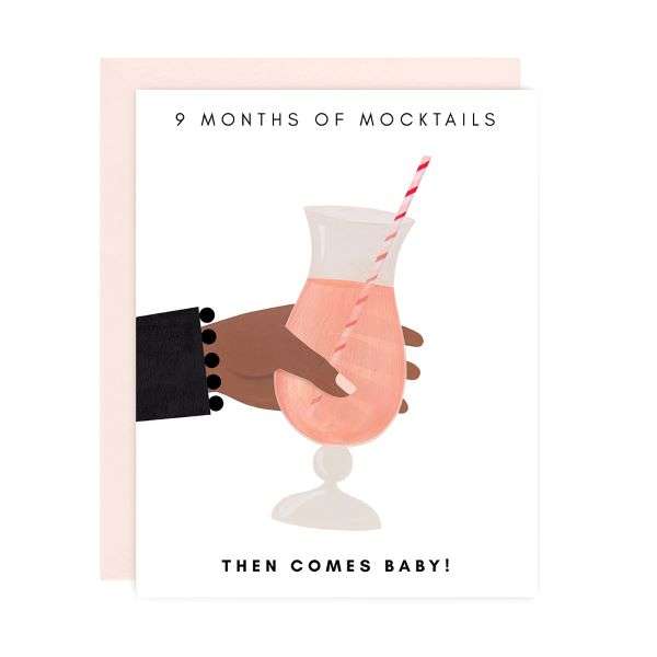 NINE MONTHS OF MOCKTAILS THEN BABY CARD Thumbnail