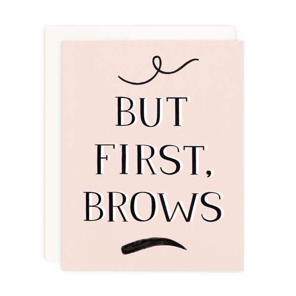 BUT FIRST BROWS CARD Thumbnail
