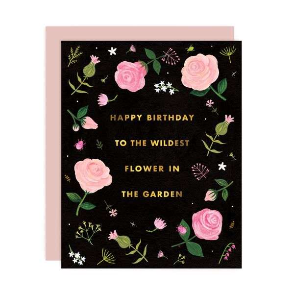HAPPY BIRTHDAY TO THE WILDEST FLOWER IN THE GARDEN CARD Thumbnail