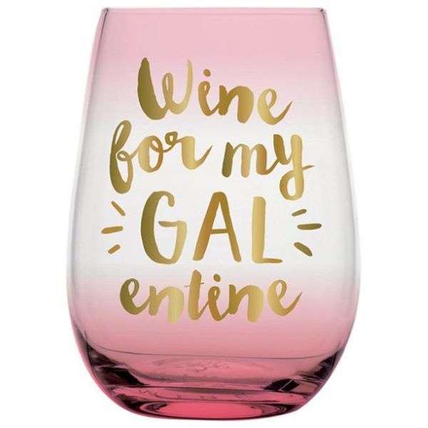 WINE FOR MY GALENTINE GLASS Thumbnail