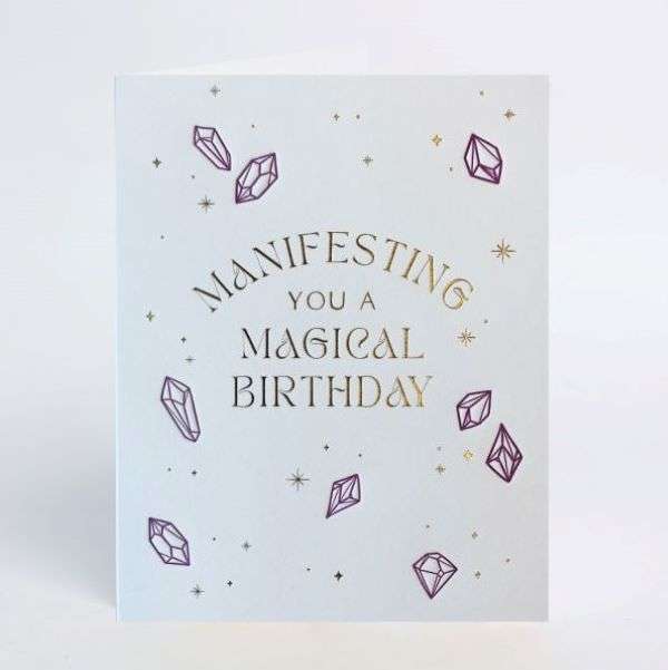 MANIFESTING YOU A MAGICAL BIRTHDAY CARD Thumbnail