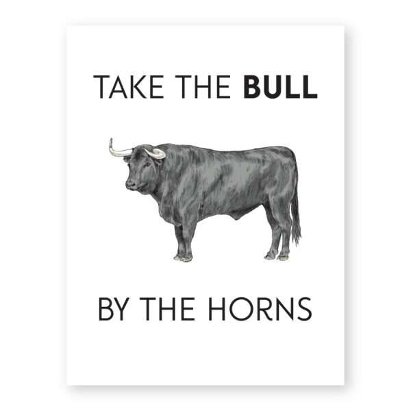 TAKE THE BULL BY THE HORNS CARD Thumbnail