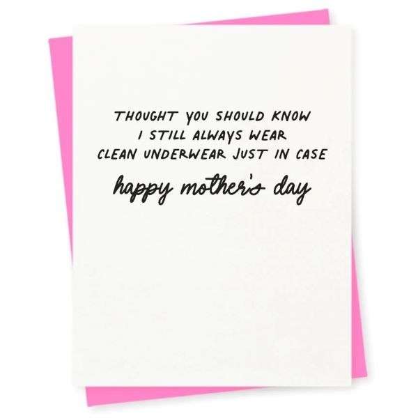 JUST THOUGHT YOU SHOULD KNOW MOTHER'S DAY CARD Thumbnail