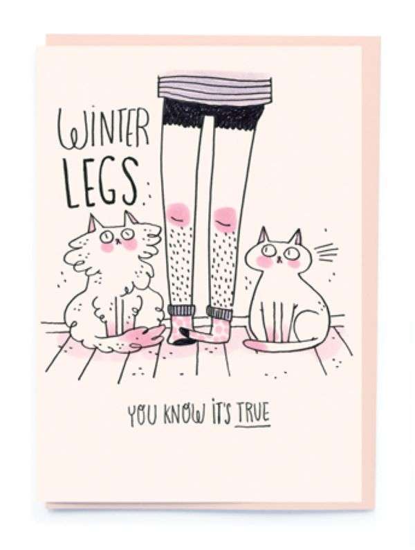 WINTER LEGS CARD Thumbnail