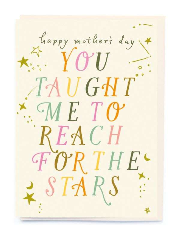 YOU TAUGHT ME TO REACH FOR THE STARS CARD Thumbnail