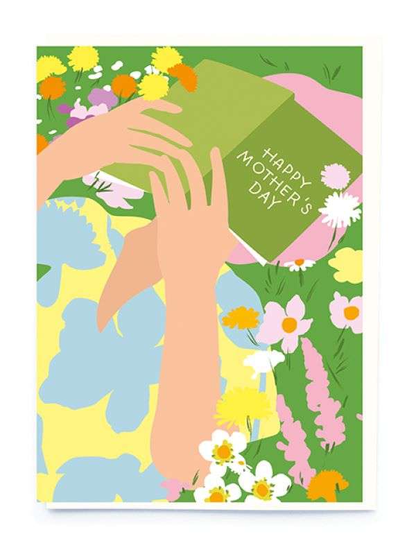 HAPPY MOTHER'S DAY READING BOOK CARD Thumbnail
